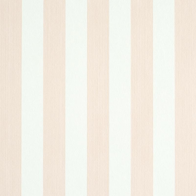 Schumacher Edwin Stripe Medium Blush Wallpaper