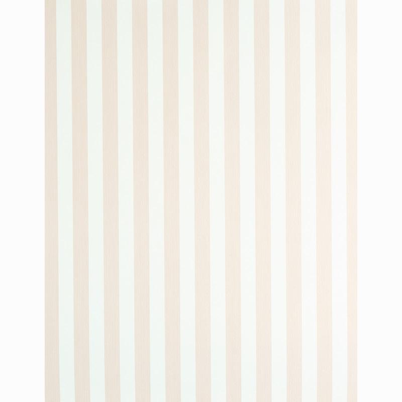 Schumacher Edwin Stripe Medium Blush Wallpaper