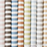 Schumacher Edwin Stripe Medium Blush Wallpaper
