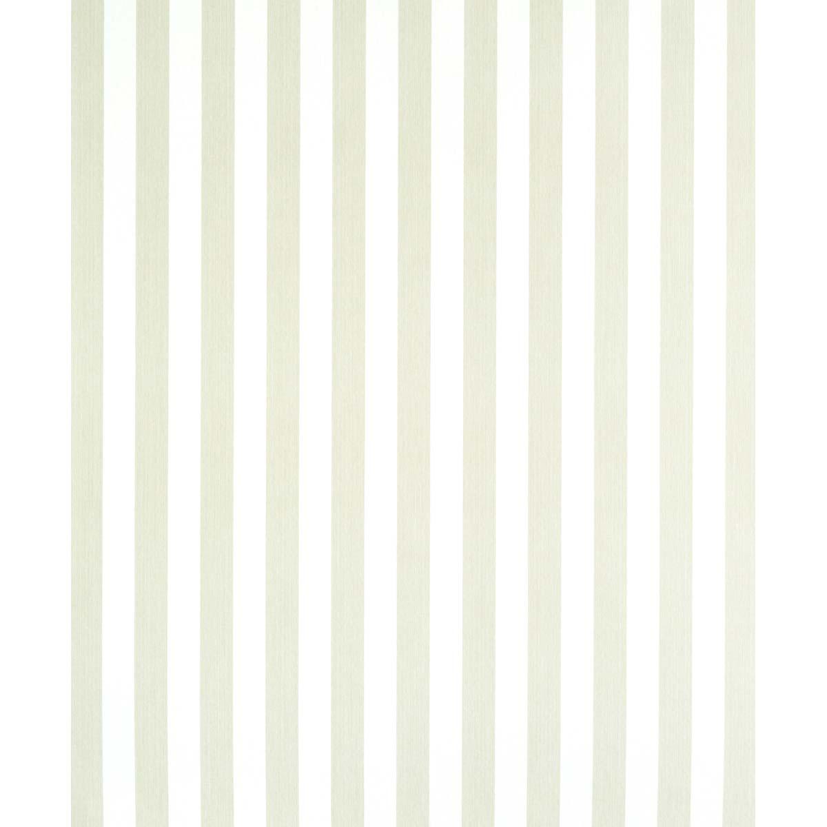 Schumacher Edwin Stripe Medium Naturelle Wallpaper