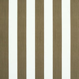 Schumacher Edwin Stripe Medium Mushroom Wallpaper