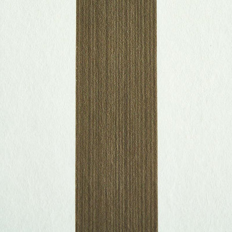 Schumacher Edwin Stripe Medium Mushroom Wallpaper