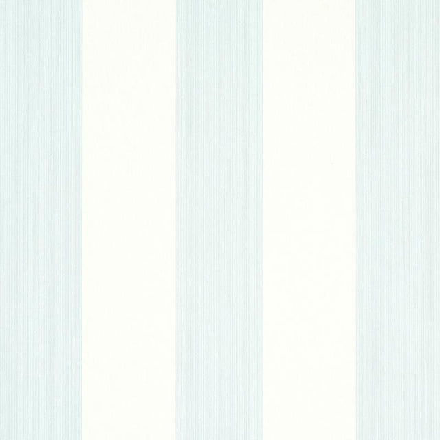 Schumacher Edwin Stripe Wide Sky Wallpaper