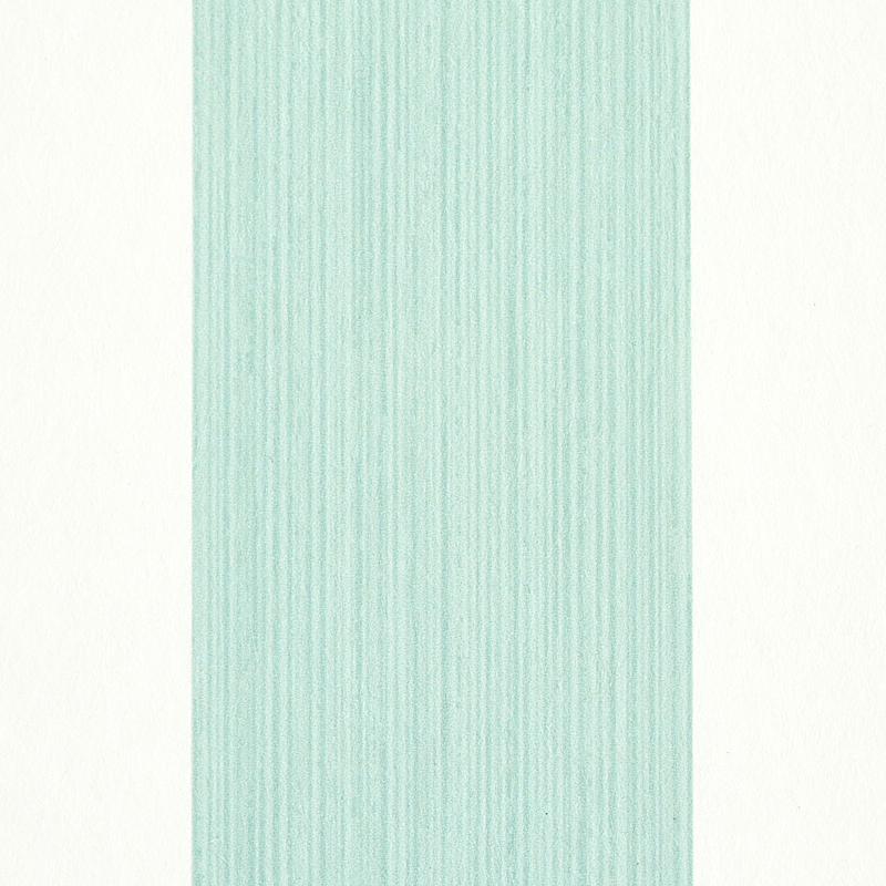 Schumacher Edwin Stripe Wide Seaglass Wallpaper