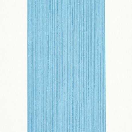 Schumacher Edwin Stripe Wide Ocean Wallpaper