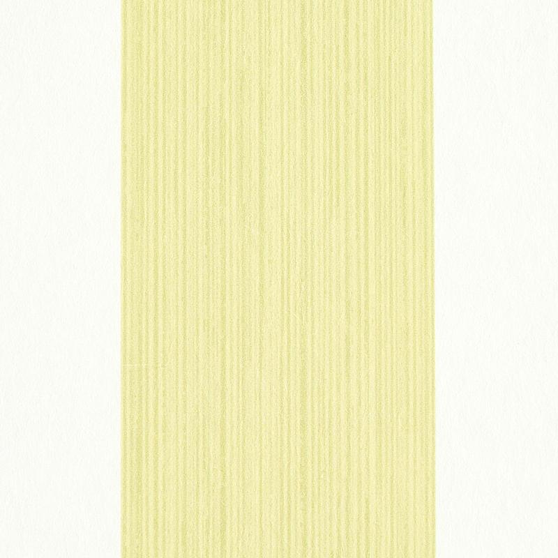 Schumacher Edwin Stripe Wide Citron Wallpaper