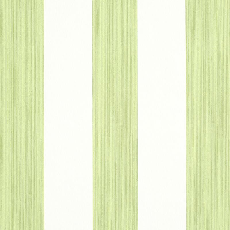 Schumacher Edwin Stripe Wide Leaf Wallpaper
