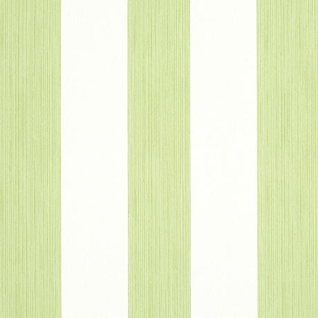 Schumacher Edwin Stripe Wide Leaf Wallpaper