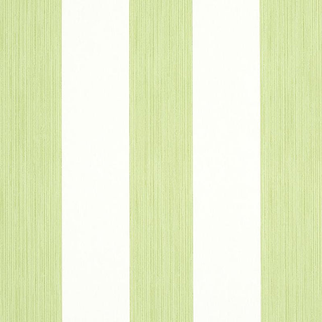 Schumacher Edwin Stripe Wide Leaf Wallpaper