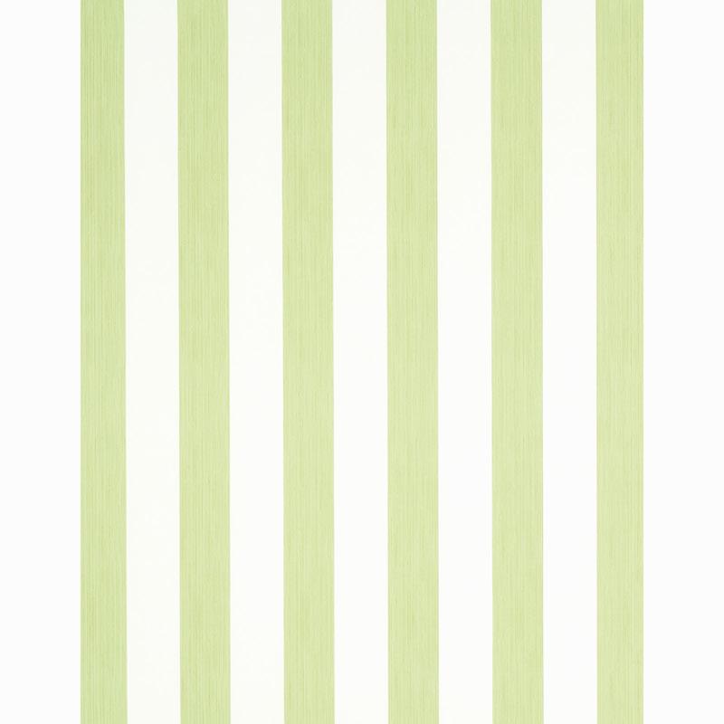 Schumacher Edwin Stripe Wide Leaf Wallpaper