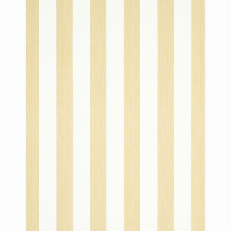 Schumacher Edwin Stripe Wide Sand Wallpaper