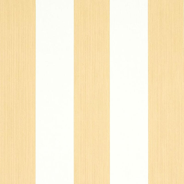 Schumacher Edwin Stripe Wide Wheat Wallpaper