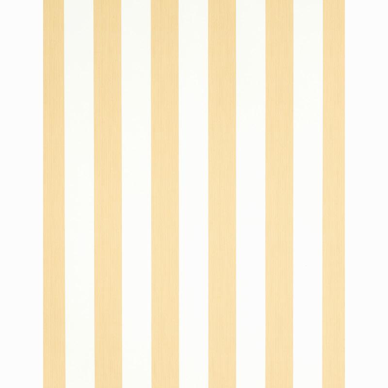 Schumacher Edwin Stripe Wide Wheat Wallpaper