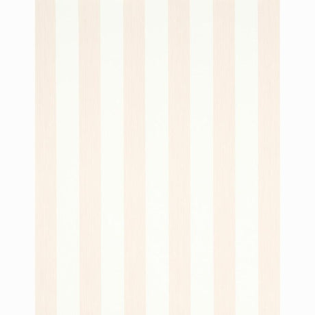 Schumacher Edwin Stripe Wide Blush Wallpaper
