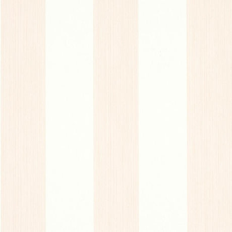 Schumacher Edwin Stripe Wide Blush Wallpaper