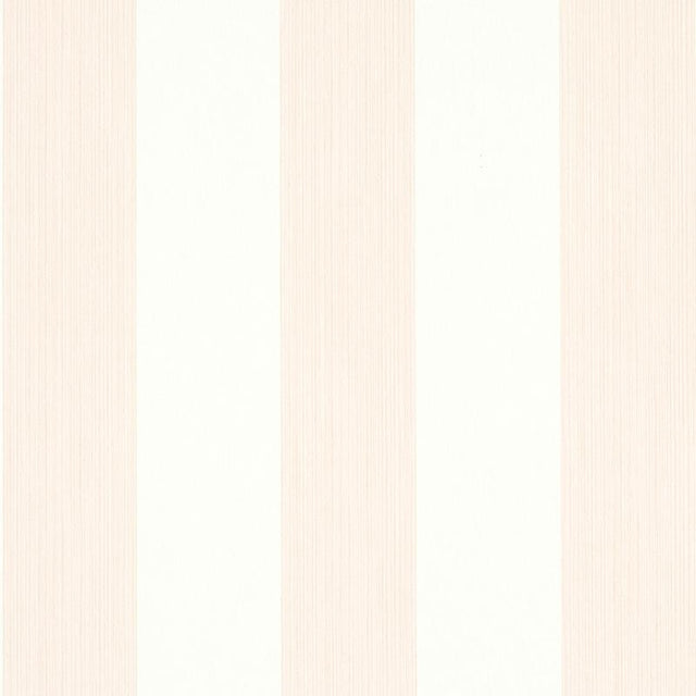 Schumacher Edwin Stripe Wide Blush Wallpaper