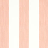 Schumacher Edwin Stripe Wide Pink Wallpaper