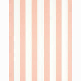 Schumacher Edwin Stripe Wide Pink Wallpaper