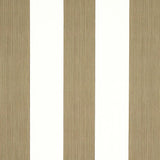 Schumacher Edwin Stripe Wide Mushroom Wallpaper
