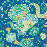 Schumacher Majorelle Blue Wallpaper
