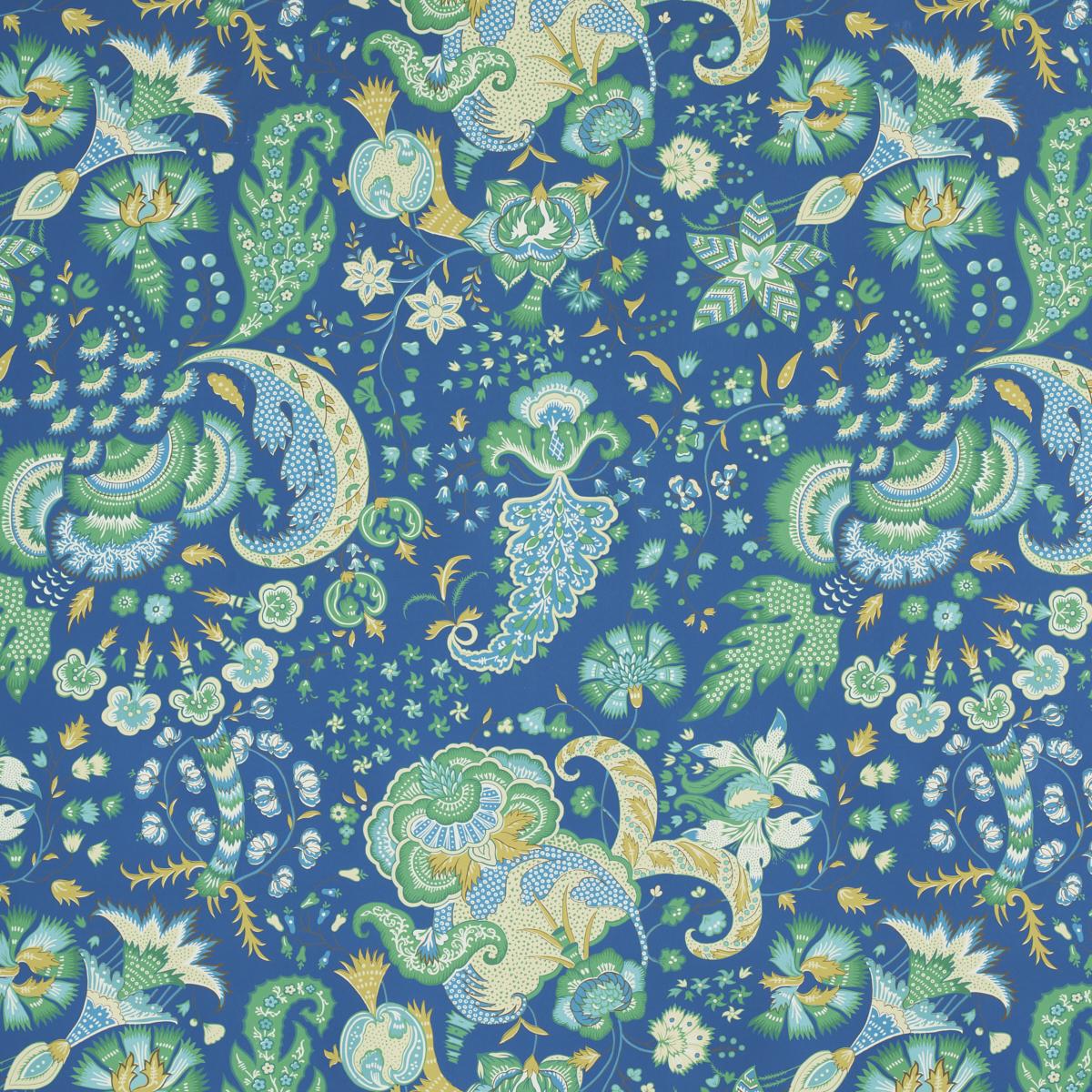 Schumacher Majorelle Blue Wallpaper