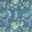 Schumacher Majorelle Blue Wallpaper
