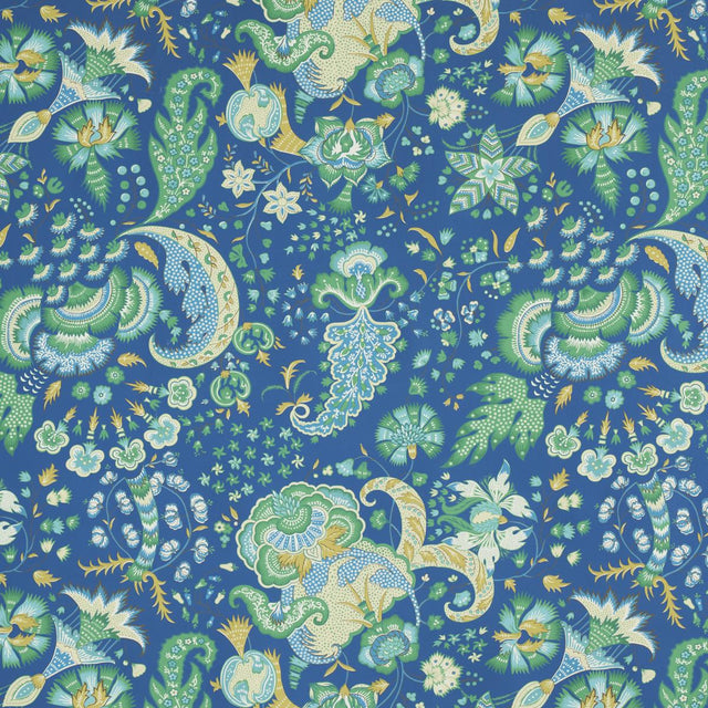 Schumacher Majorelle Blue Wallpaper
