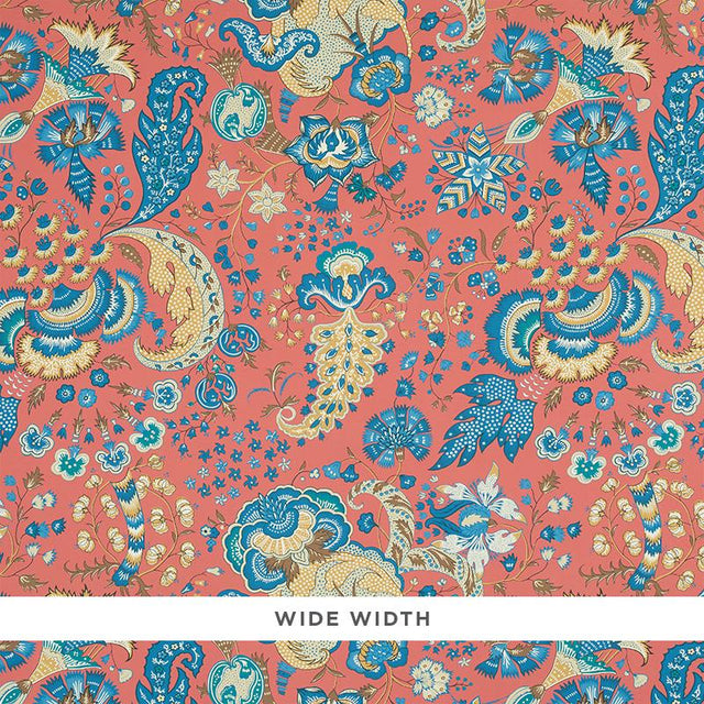 Schumacher Majorelle Red Wallpaper