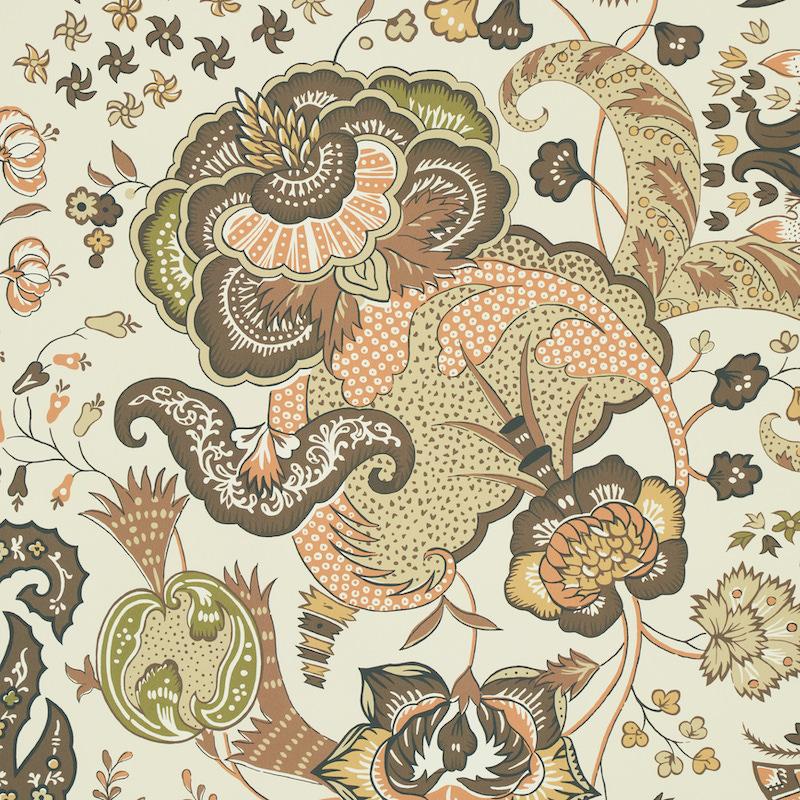 Schumacher Majorelle Neutral Wallpaper