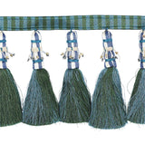 Schumacher Peacock & Green Antony Tassel Trim