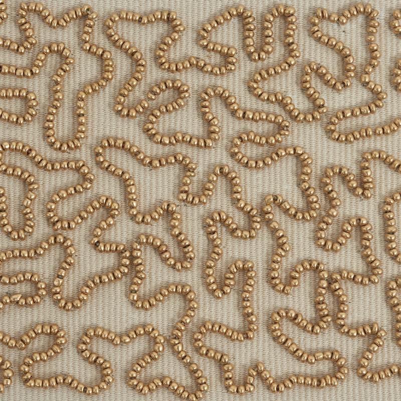 Schumacher Gold Vermicelli Beaded Tape