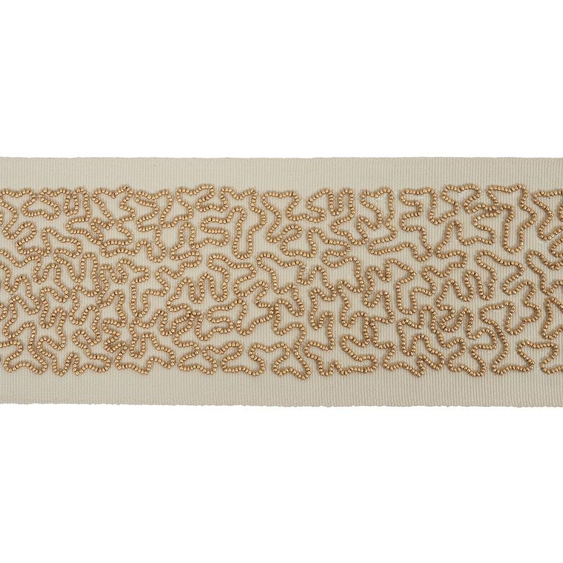 Schumacher Gold Vermicelli Beaded Tape