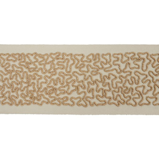 Schumacher Gold Vermicelli Beaded Tape