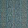 Schumacher Chatelaine Paisley Blue Fabric