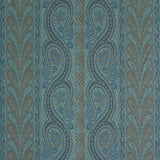 Schumacher Chatelaine Paisley Blue Fabric