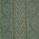 Schumacher Chatelaine Paisley Jade Fabric