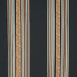 Schumacher Markova Stripe Black Fabric