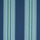 Schumacher Markova Stripe Navy Fabric