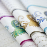 Schumacher Aleksy Stripe Teal Fabric