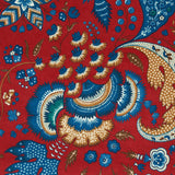 Schumacher Majorelle Velvet Red Fabric