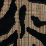 Schumacher Regine Strie Velvet Ebony Fabric