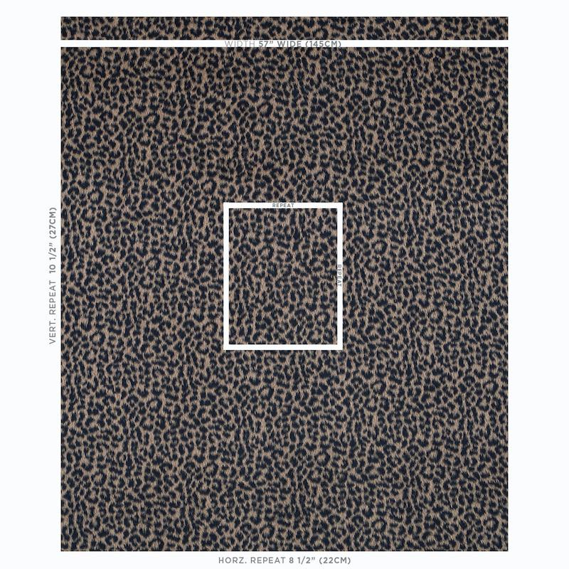 Schumacher Lilya Leopard Natural Fabric