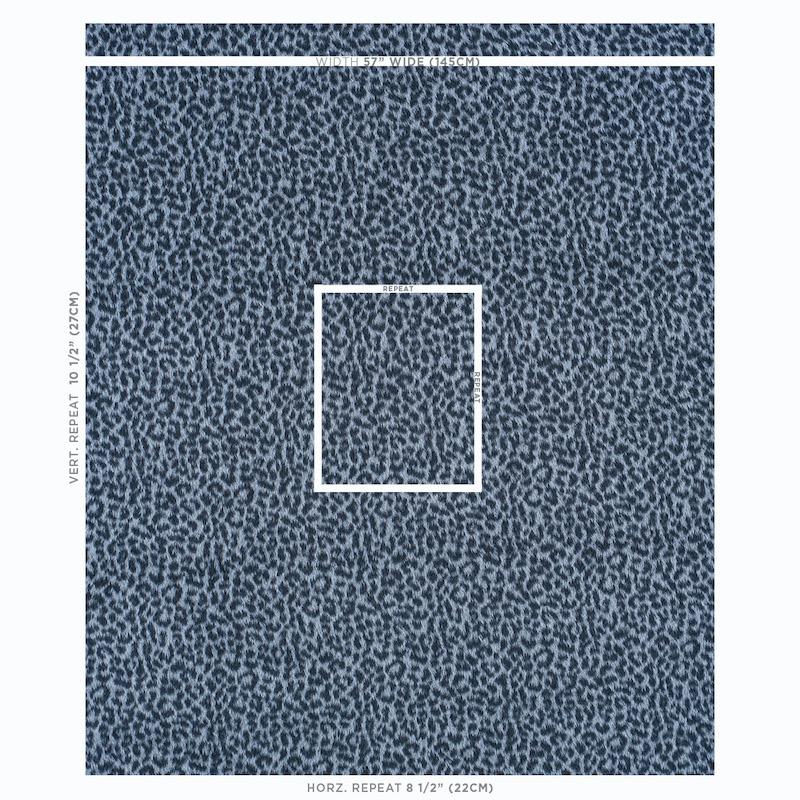 Schumacher Lilya Leopard Grey Fabric