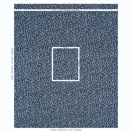 Schumacher Lilya Leopard Grey Fabric