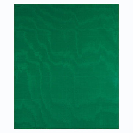Schumacher Incomparable Moir Emerald Fabric