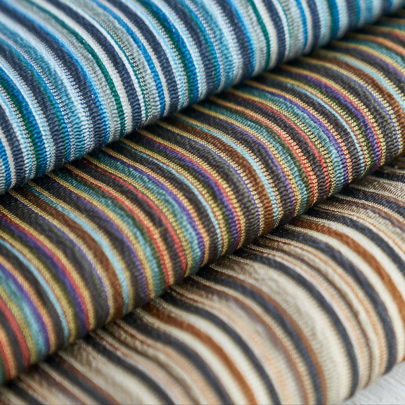Schumacher Sinoir Stripe Multi Fabric