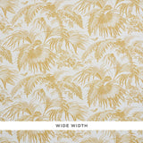 Schumacher Toile Tropique Gold Wallpaper