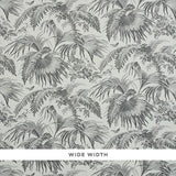 Schumacher Toile Tropique Black Wallpaper