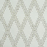 Schumacher Les Losanges Toile Stone Wallpaper