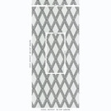 Schumacher Les Losanges Toile Carbon Wallpaper